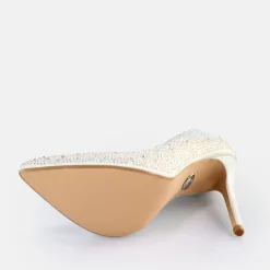 Outlet BUFFALO Juliette Ice Escarpins Vegans Perle Blanc