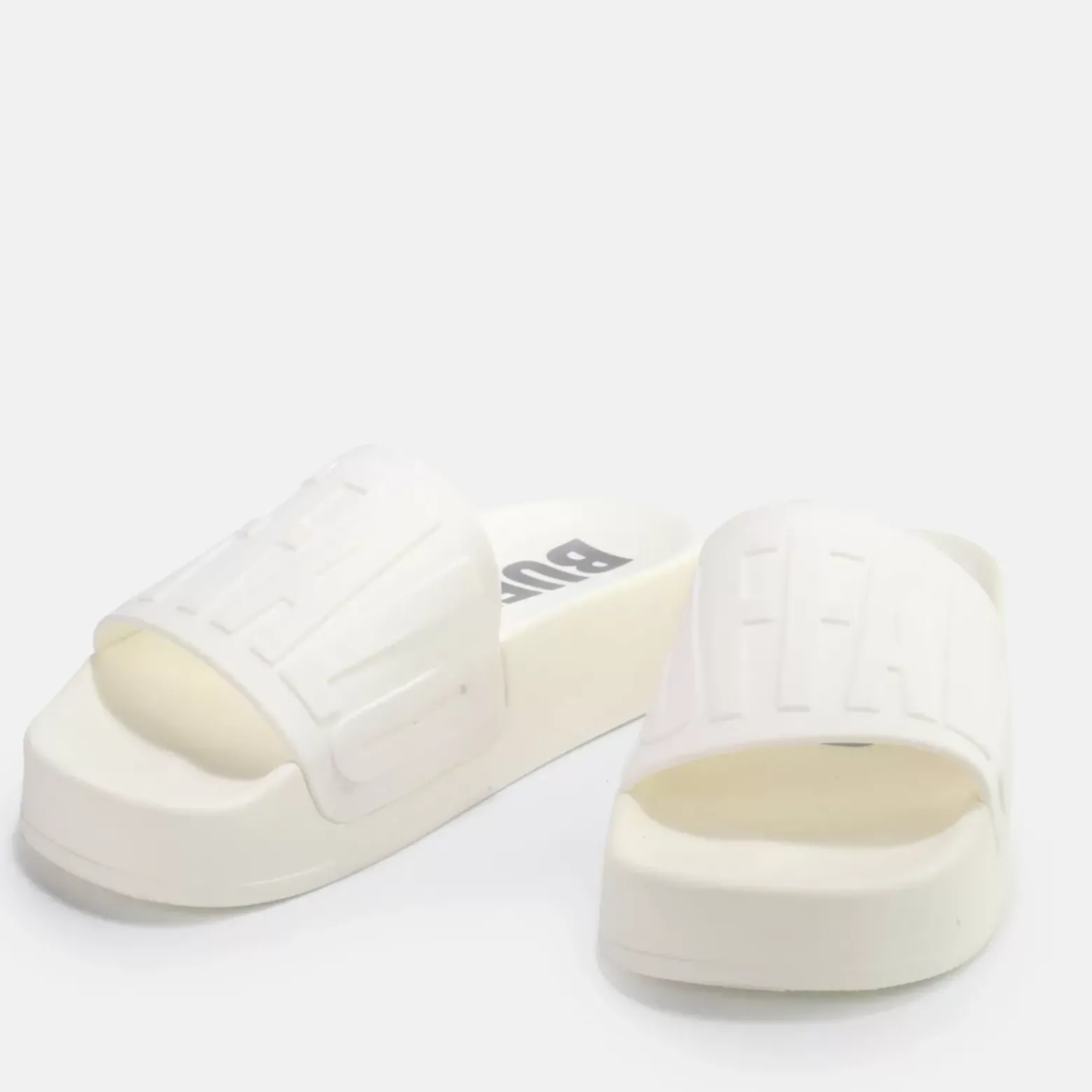 Best BUFFALO Lake Bold Sandales A Plateforme Veganes Blanc