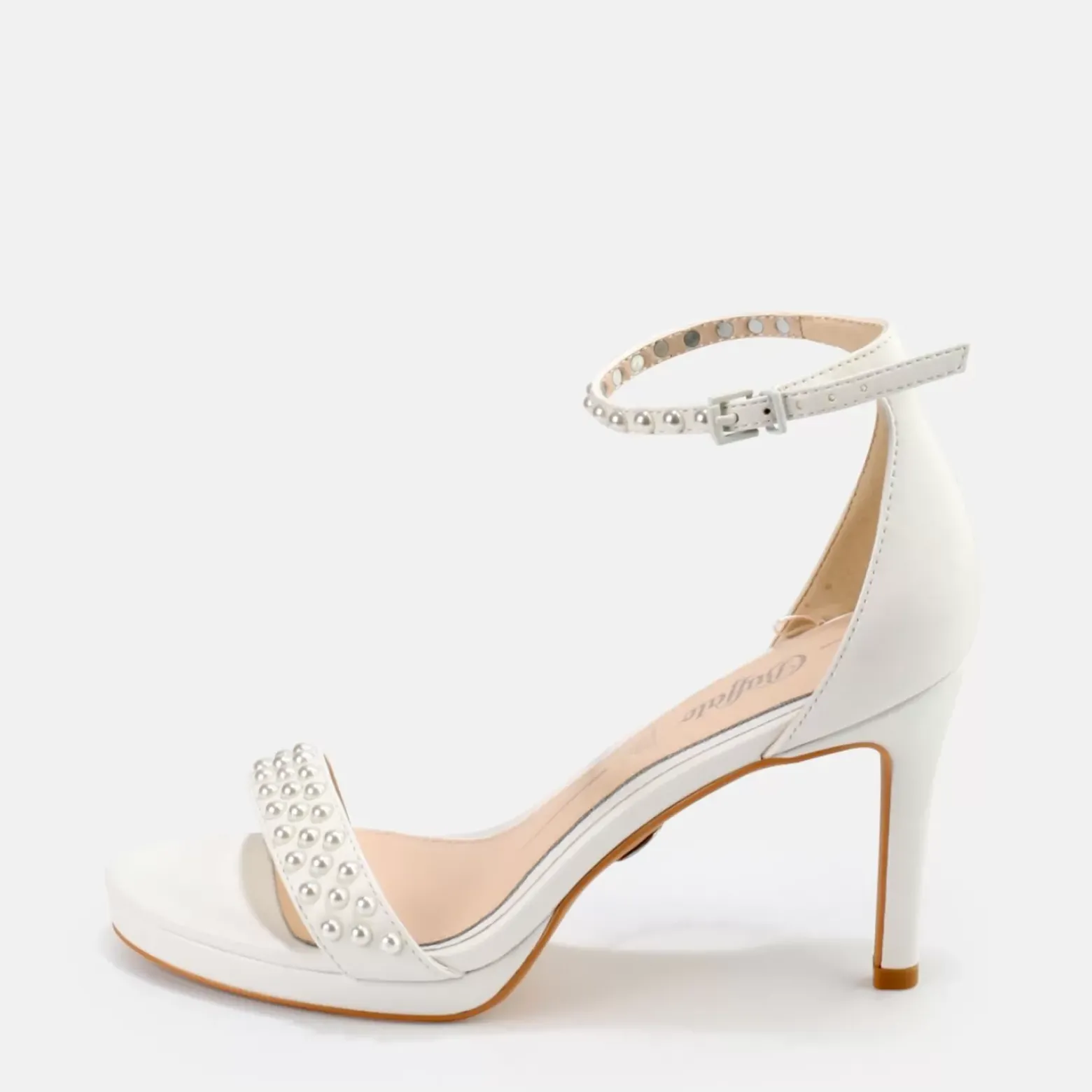 Hot BUFFALO Liana Sandales Blanc