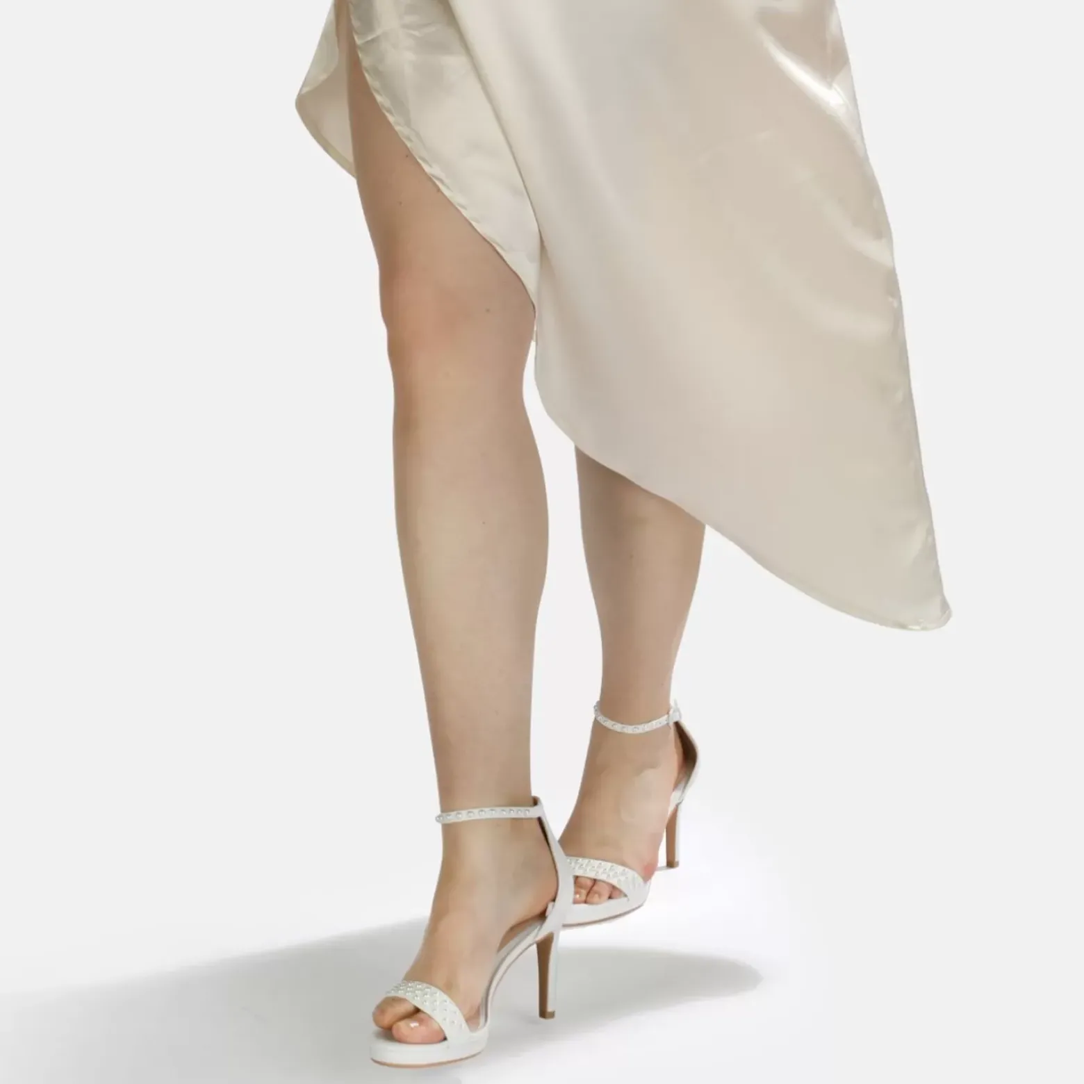 Hot BUFFALO Liana Sandales Blanc