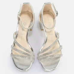 Shop BUFFALO Lilly Glam Sandale A Talon Vegan Argent