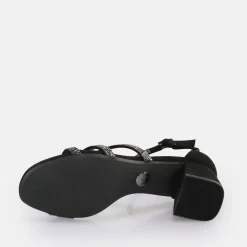 Online BUFFALO Lilly Glam Sandales A Talon Vegan Noir