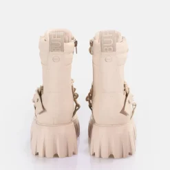 Flash Sale BUFFALO Lion Mid Chain Bottines Vegan Creme