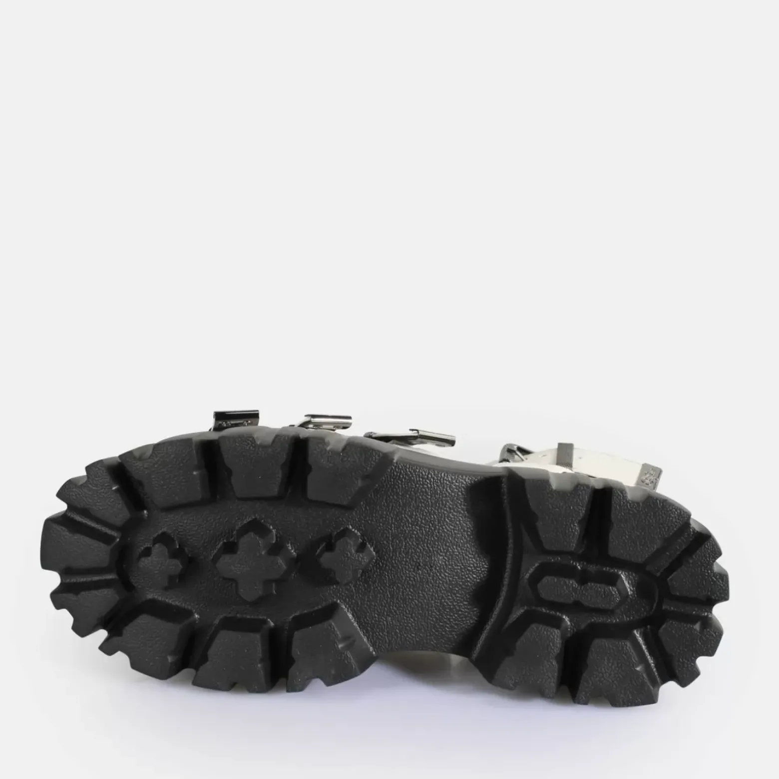 Hot BUFFALO Lion Teeth Sandales A Plateforme Veganes Blanc