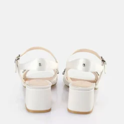 Hot BUFFALO Lucy Ice Sandales A Talon Ivoire No_Color