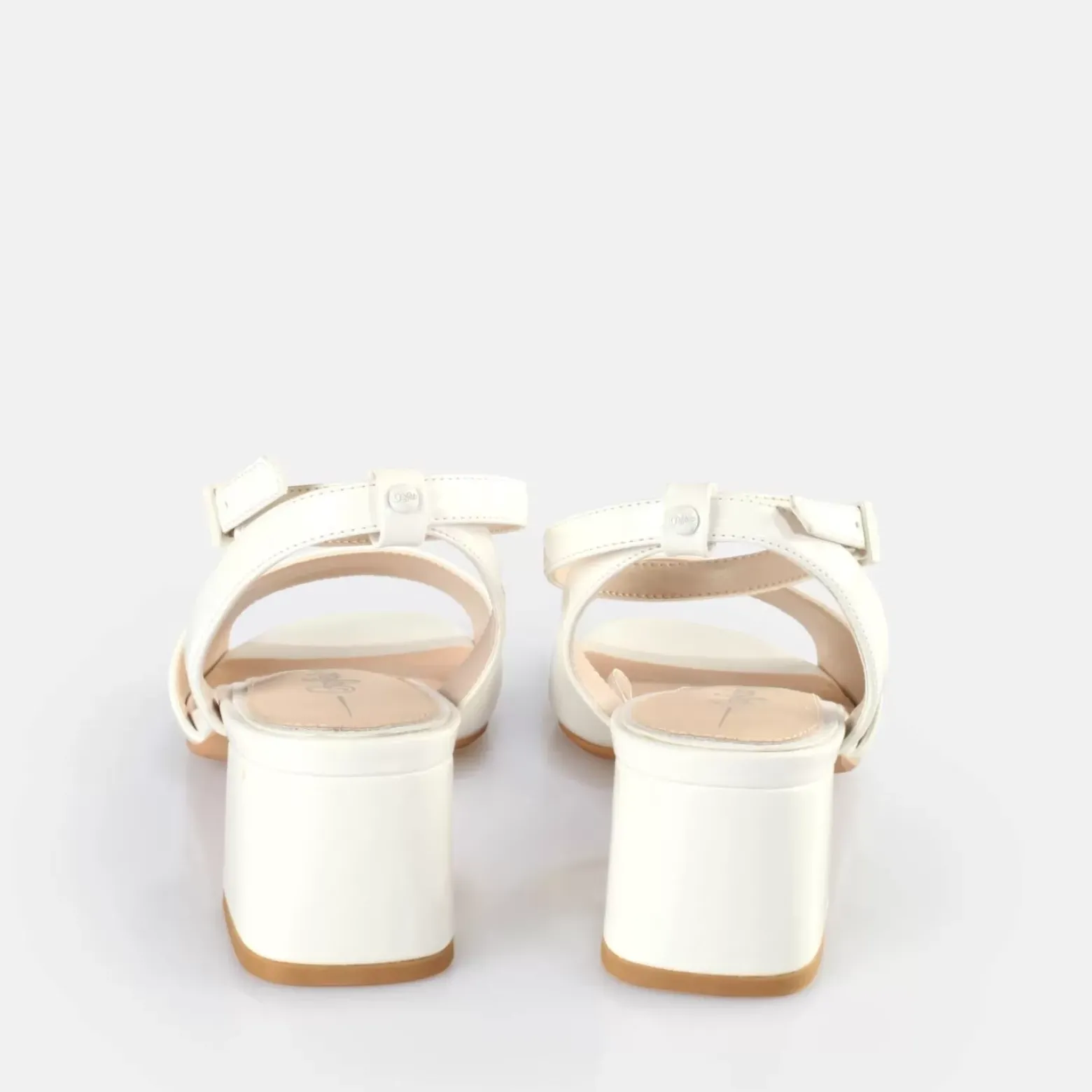 Outlet BUFFALO Lucy Neat Sandales A Talon Blanc