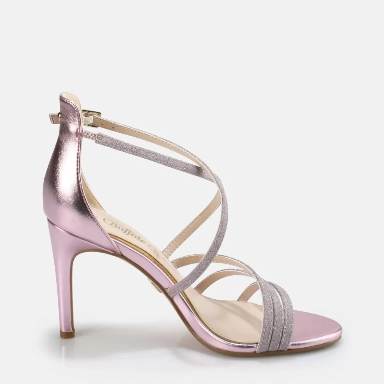 Best BUFFALO Makai 2 Sandales A Talon Vegan Pink Rose