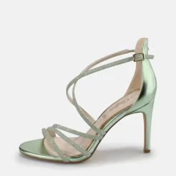 Hot BUFFALO Makai 2 Sandales A Talon Vegan Vert