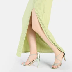 Hot BUFFALO Makai 2 Sandales A Talon Vegan Vert