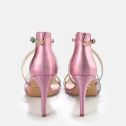 Cheap BUFFALO Makai 2 Sandales A Talon Vegan Rainbow