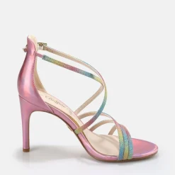 Cheap BUFFALO Makai 2 Sandales A Talon Vegan Rainbow