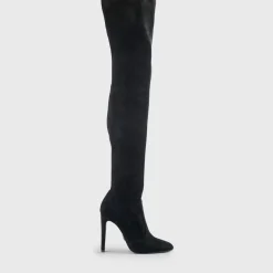 Best Sale BUFFALO Marjorie Cuissardes Veganes Noir