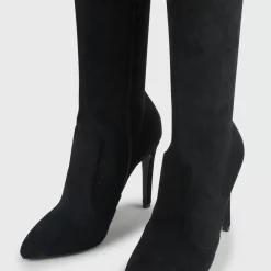 Best Sale BUFFALO Marjorie Cuissardes Veganes Noir