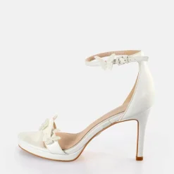 Best Sale BUFFALO Mary Butterfly Sandales A Talon Blanc