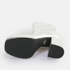 Cheap BUFFALO May Zip Boot Mid Bottines Vegan Argent