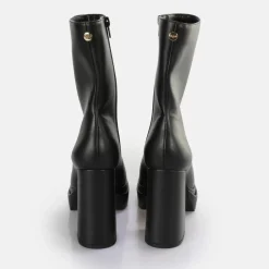 Fashion BUFFALO May Zip Boot Mid Bottines Vegan Noir