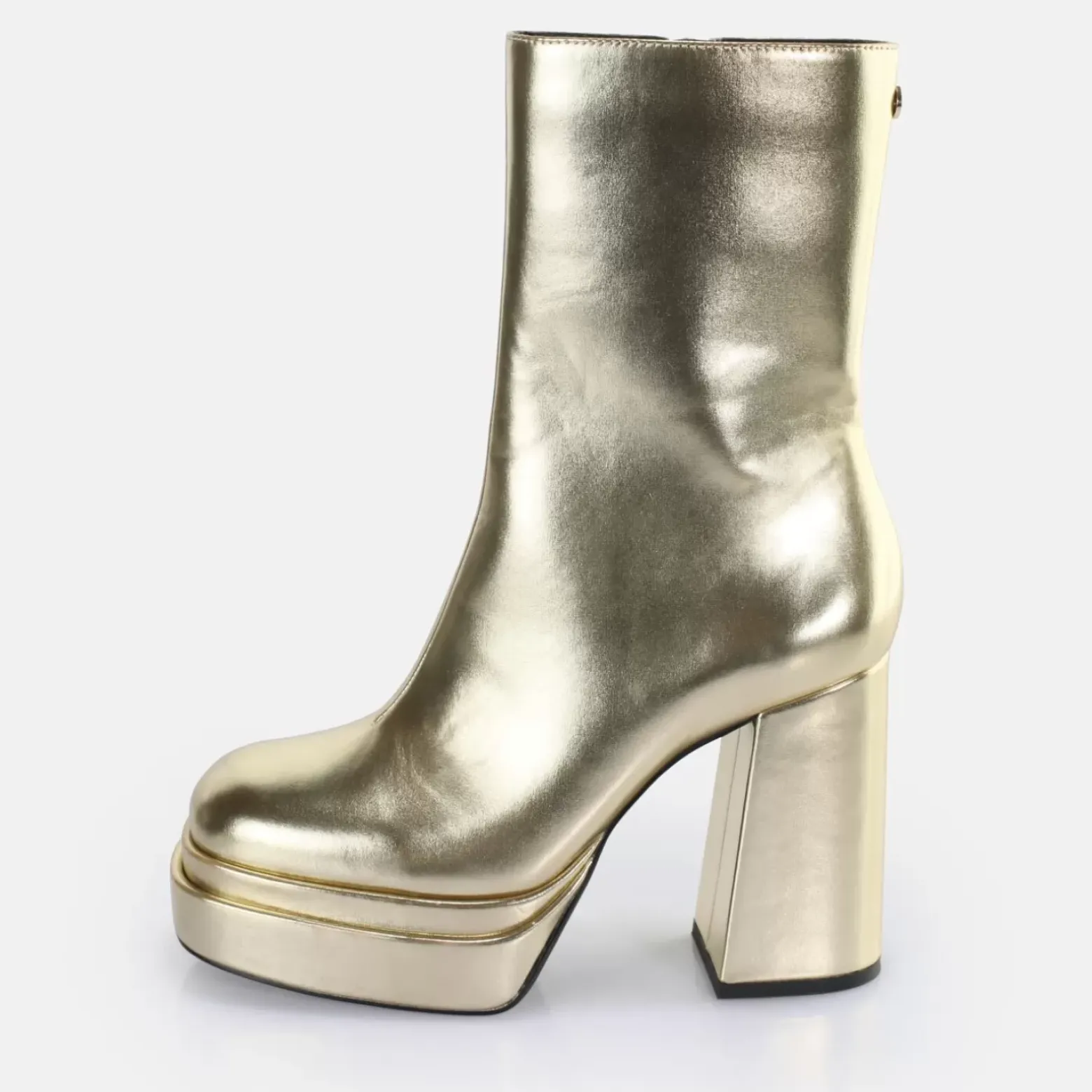 Flash Sale BUFFALO May Zip Boot Mid Bottines Vegan Or