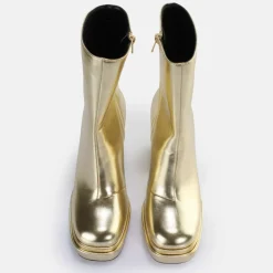 Flash Sale BUFFALO May Zip Boot Mid Bottines Vegan Or