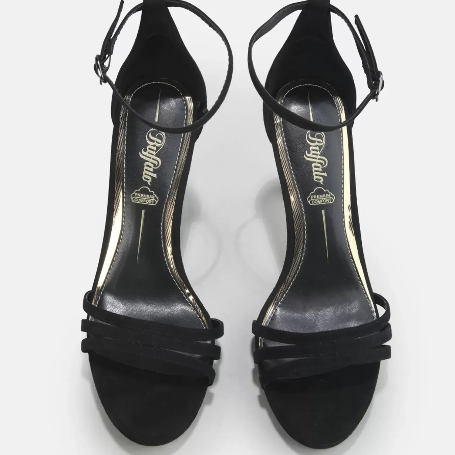 Clearance BUFFALO Melissa 2 Sandales Veganes Noir