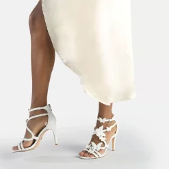 Store BUFFALO Miranda Butterfly Sandales A Talon Veganes Blanc