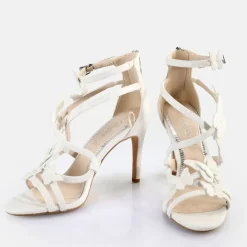 Store BUFFALO Miranda Butterfly Sandales A Talon Veganes Blanc