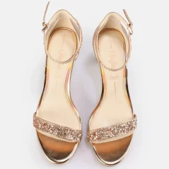 Outlet BUFFALO Monroe 2 Sandales A Talon Copper Metallic Copper