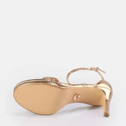 Outlet BUFFALO Monroe 2 Sandales A Talon Copper Metallic Copper