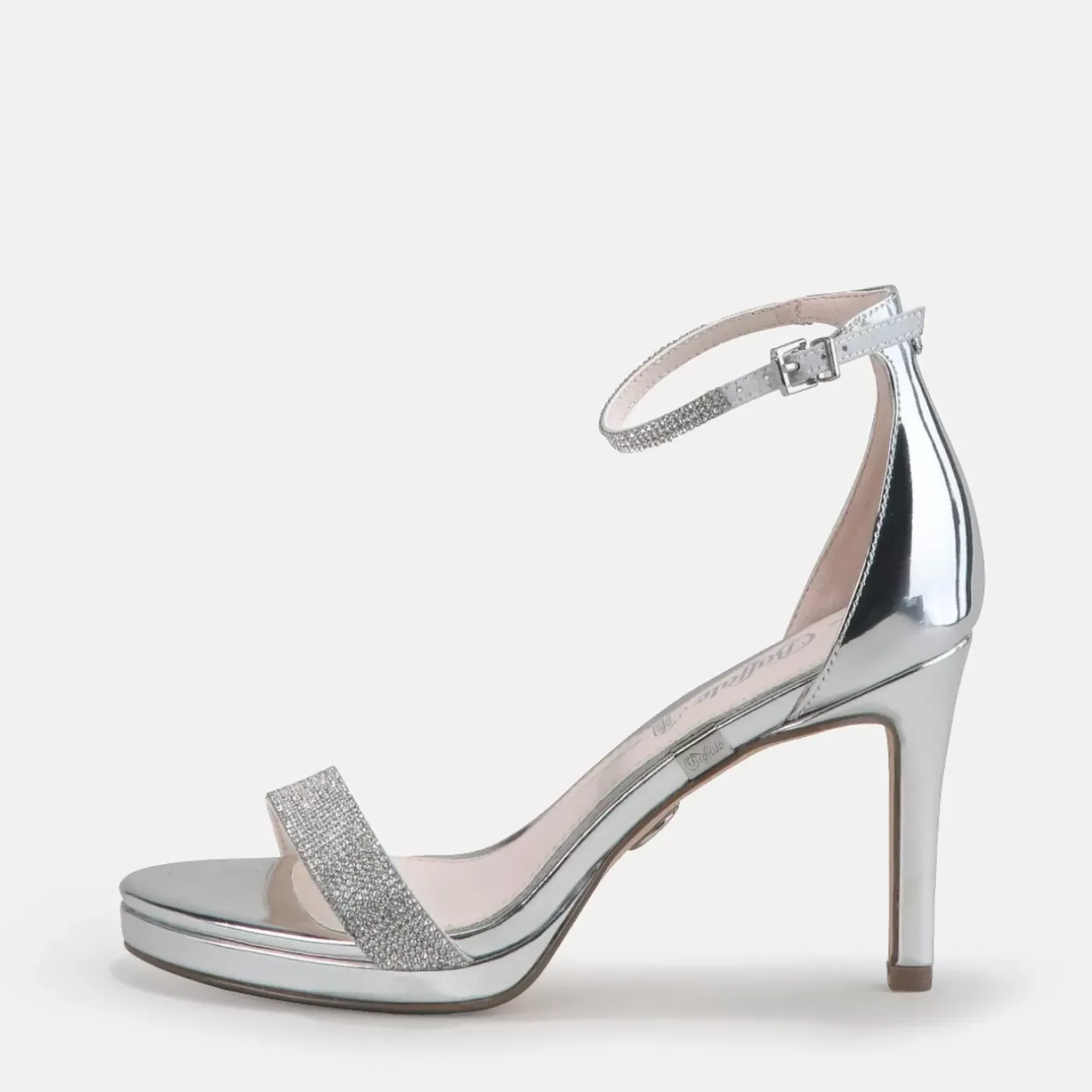 Flash Sale BUFFALO Monroe 2 Sandales Veganese Argent