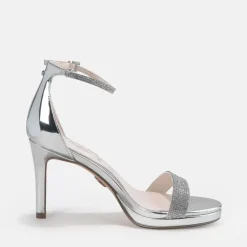 Flash Sale BUFFALO Monroe 2 Sandales Veganese Argent