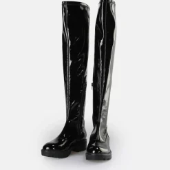 Shop BUFFALO Myrna Overknee Bottes Vegan Noir