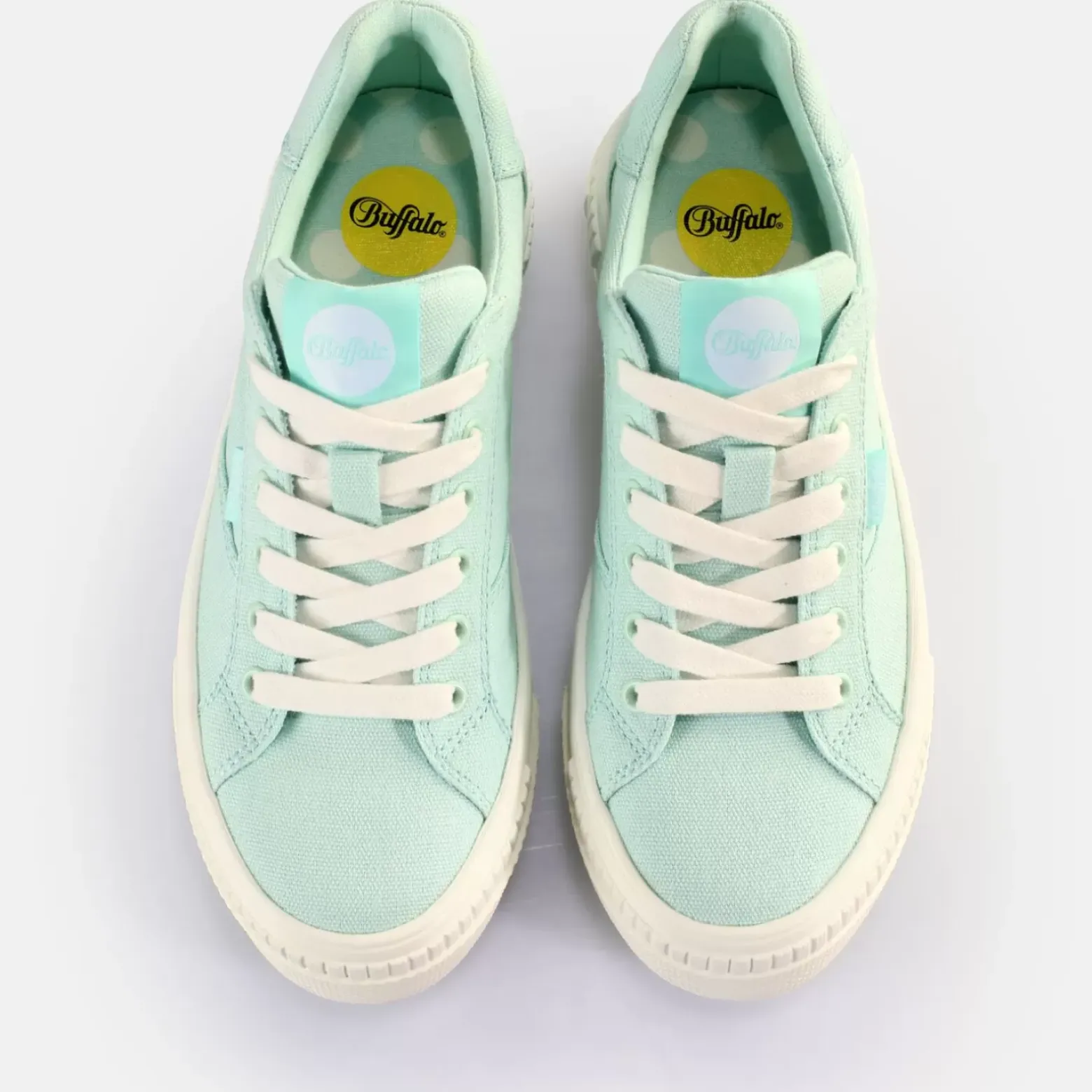 Online BUFFALO Paired Baskets Basses Veganes Menthe