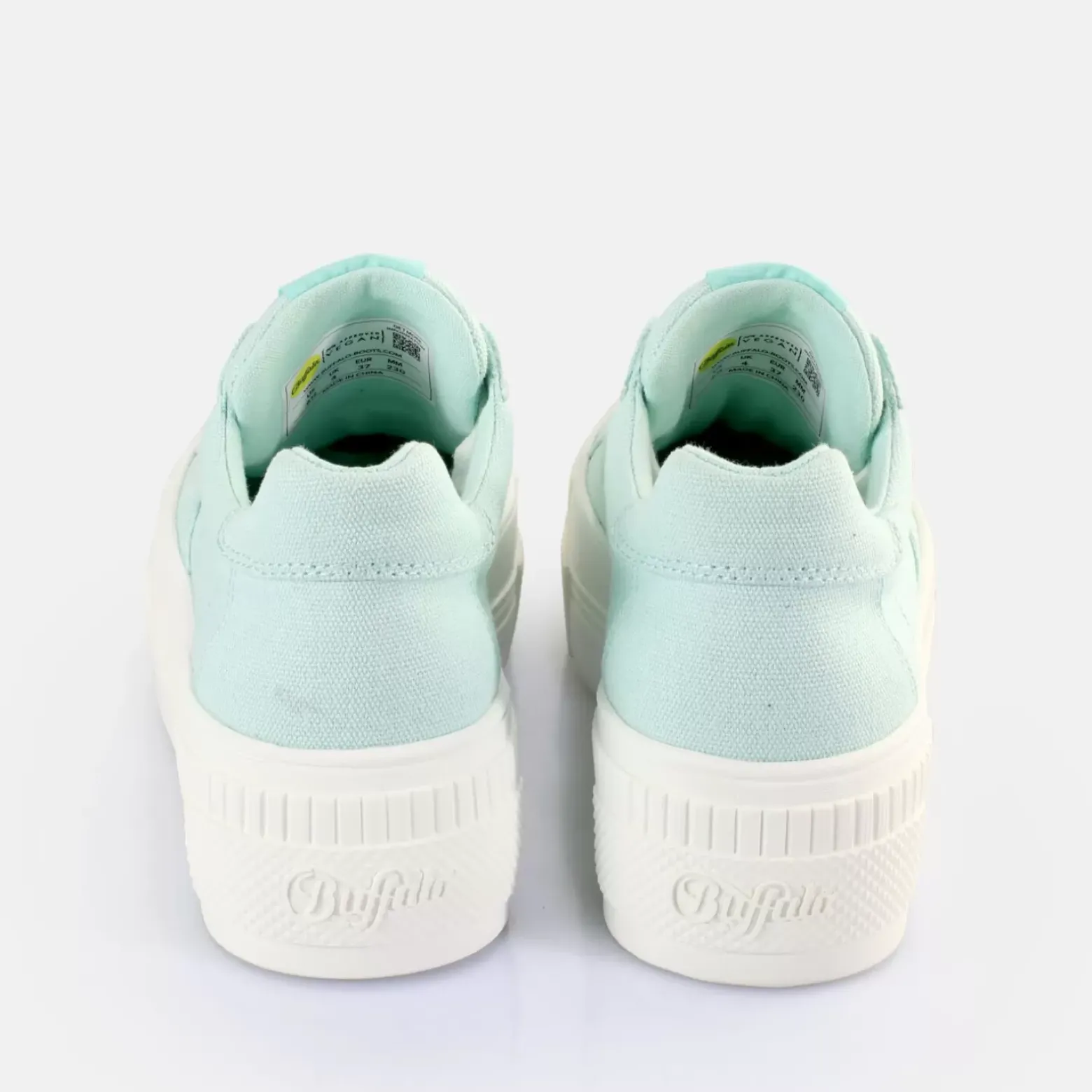 Online BUFFALO Paired Baskets Basses Veganes Menthe