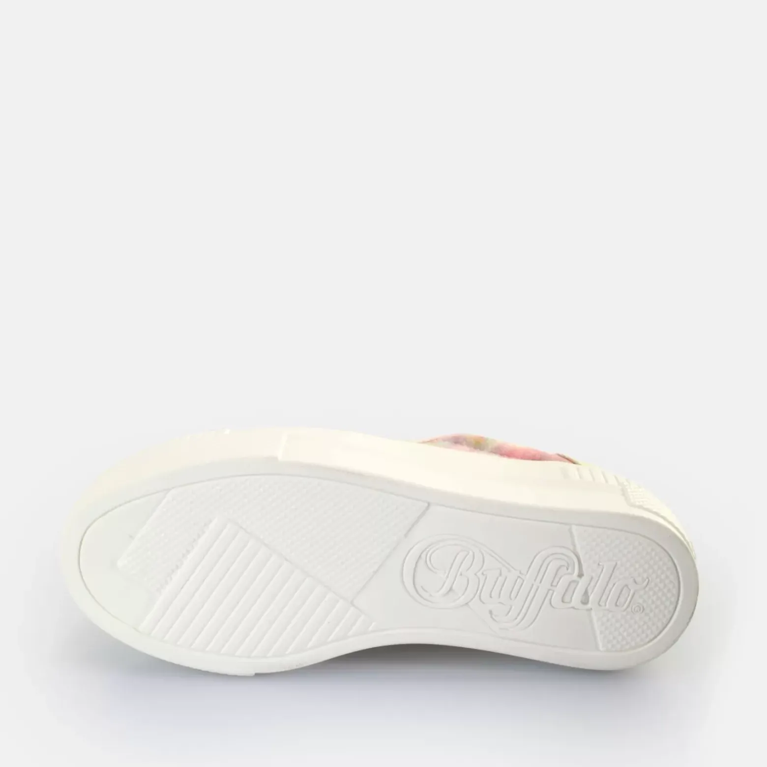 Discount BUFFALO Paired Baskets Basses Veganes Tie Dye Corail/ Vert