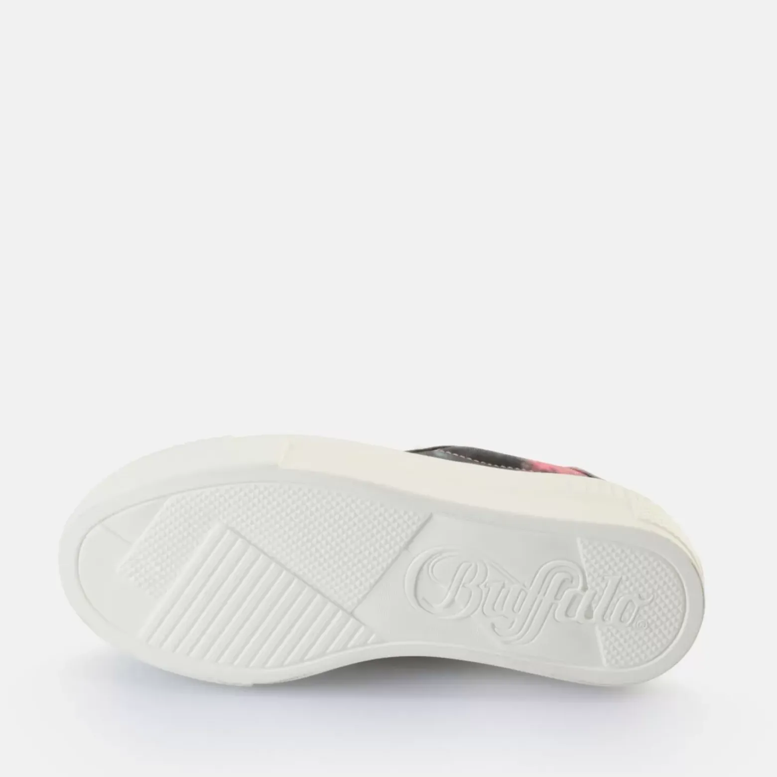 Discount BUFFALO Paired Baskets Basses Veganes Noir-Rose Rose Vif