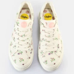 Outlet BUFFALO Paired Baskets Basses Veganes/Fleurs Blanc