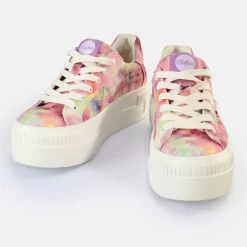 Store BUFFALO Paired Baskets Basses Veganes Batik Violet