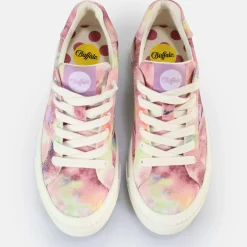 Store BUFFALO Paired Baskets Basses Veganes Batik Violet