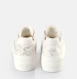 Cheap BUFFALO Paired Lace Baskets Basses Veganese Argent