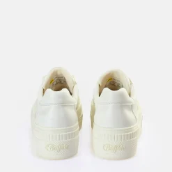 Fashion BUFFALO Paired Laceup Lo Baskets Basses Vegan Blanc