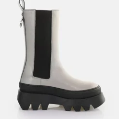 Best Sale BUFFALO Parker Chelsea Bottes Gris