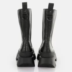 Cheap BUFFALO Parker Chelsea Bottes Noir