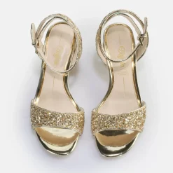 Online BUFFALO Rainelle Sandales A Talon Vegan Or