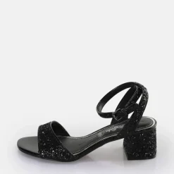 Shop BUFFALO Rainelle Sandales A Talon Vegan/Argent Noir