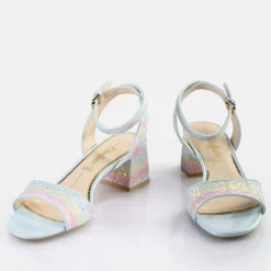 Cheap BUFFALO Rainelle Sandales A Talon Veganes Mix Pastel Pastel Multi