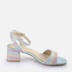 Cheap BUFFALO Rainelle Sandales A Talon Veganes Mix Pastel Pastel Multi
