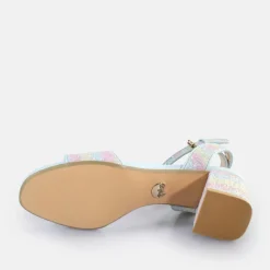 Cheap BUFFALO Rainelle Sandales A Talon Veganes Mix Pastel Pastel Multi