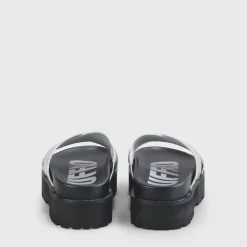 Cheap BUFFALO Ramira Sandales Veganese Argent