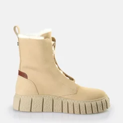 Online BUFFALO Rampa Lace Up Hi Warm Bottines Creme