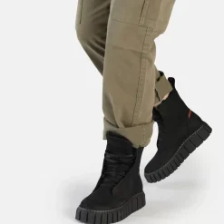 Fashion BUFFALO Rampa Lace Up Hi Warm Bottines Noir