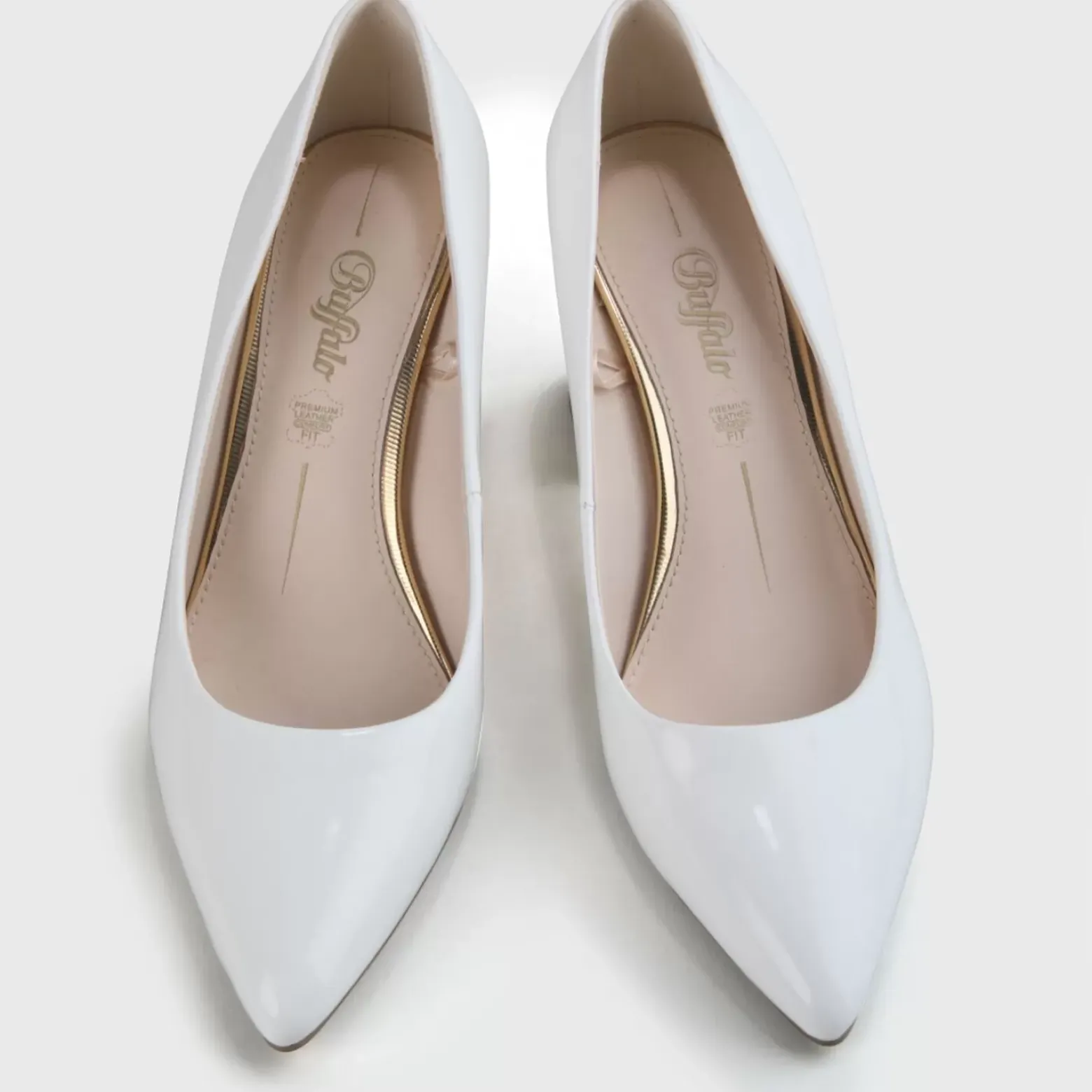 Best BUFFALO Raquel Escarpins Ivoire Blanc